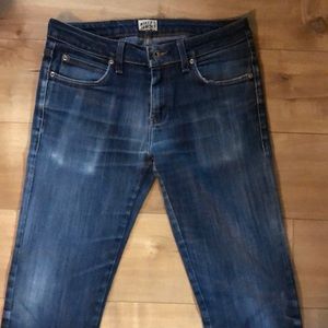 Indigo power stretch skinny guy denim size 33